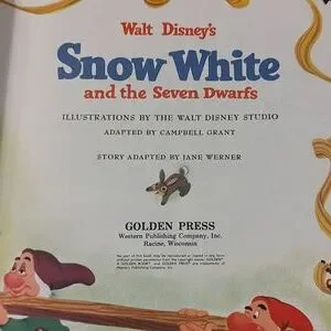 Vintage | Other | 982 Walt Disneys Snow White And The Seven Dwarfs ...
